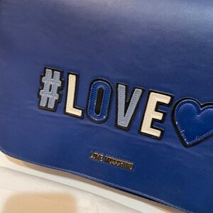 Love Moschin Blue Bag – Good Condition with Dust Bag 👜 Now $79was $320